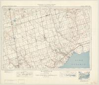 Markham, ON. 1:63,360. Map sheet 030M14, [ed. 7], 1943