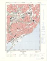 East Toronto, ON. 1:25,000. Map sheet 030M11F,C, [ed. 3], 1975