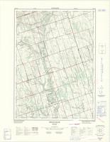 Brougham, ON. 1:25,000. Map sheet 030M14H, [ed. 1], 1968