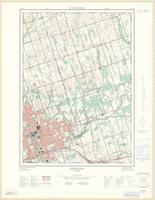 Oshawa, ON. 1:25,000. Map sheet 030M15F, [ed. 1], 1968