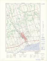 Bowmanville, ON. 1:25,000. Map sheet 030M15G, B, [ed. 1], 1969