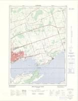 Belleville East, ON. 1:25,000. Map sheet 031C03F, [ed. 1], 1971