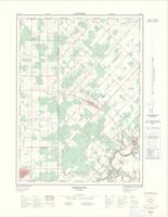 Newbury, ON. 1:25,000. Map sheet 040I12F, [ed. 1], 1974