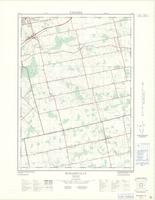 Burgessville, ON. 1:25,000. Map sheet 040P02B, [ed. 1], 1968
