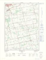 Burgessville, ON. 1:25,000. Map sheet 040P02B, [ed. 2], 1976