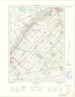 Beachville, ON. 1:25,000. Map sheet 040P02C, [ed. 1], 1968