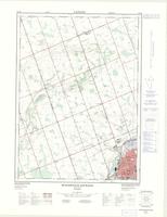 Woodstock West (-Hickson), ON. 1:25,000. Map sheet 040P02F, [ed. 2], 1976