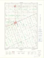 Tavistock, ON. 1:25,000. Map sheet 040P07C, [ed. 2], 1972
