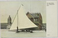 Ice boating on Toronto Bay