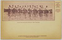 Toronto Canoe Club Crew in their new "Dean" War Canoe